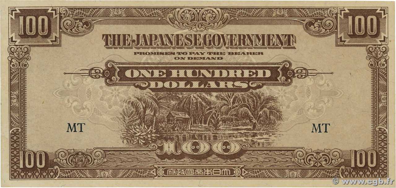 100 dollars MALAYA  1944 P.M08b SC+