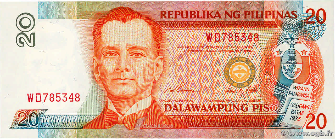20 Piso PHILIPPINES  1997 P.182a NEUF