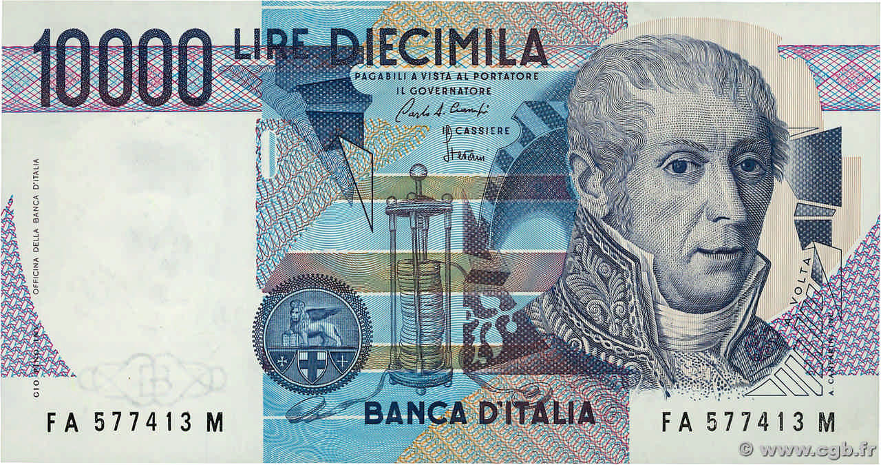 10000 Lire ITALIE  1984 P.112a SPL