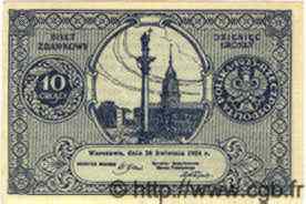 10 Groszy POLOGNE  1924 P.044 SPL