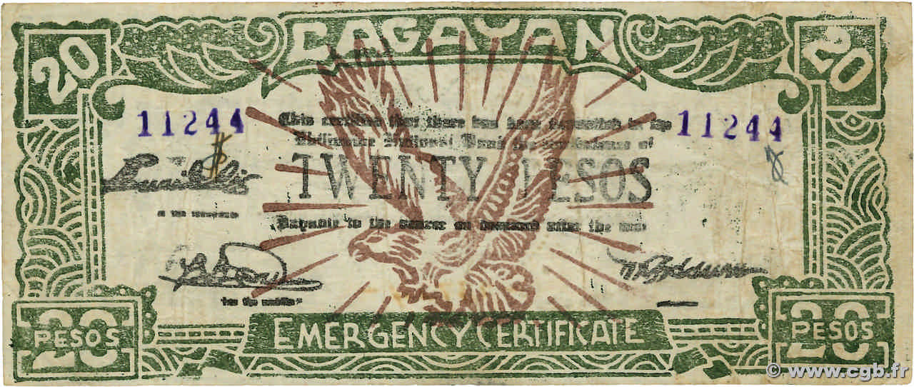 5 Pesos PHILIPPINES  1942 PS.194 TTB