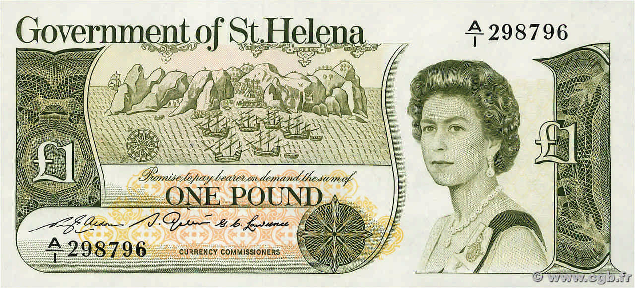 1 Pound SAINT HELENA  1981 P.09a UNC