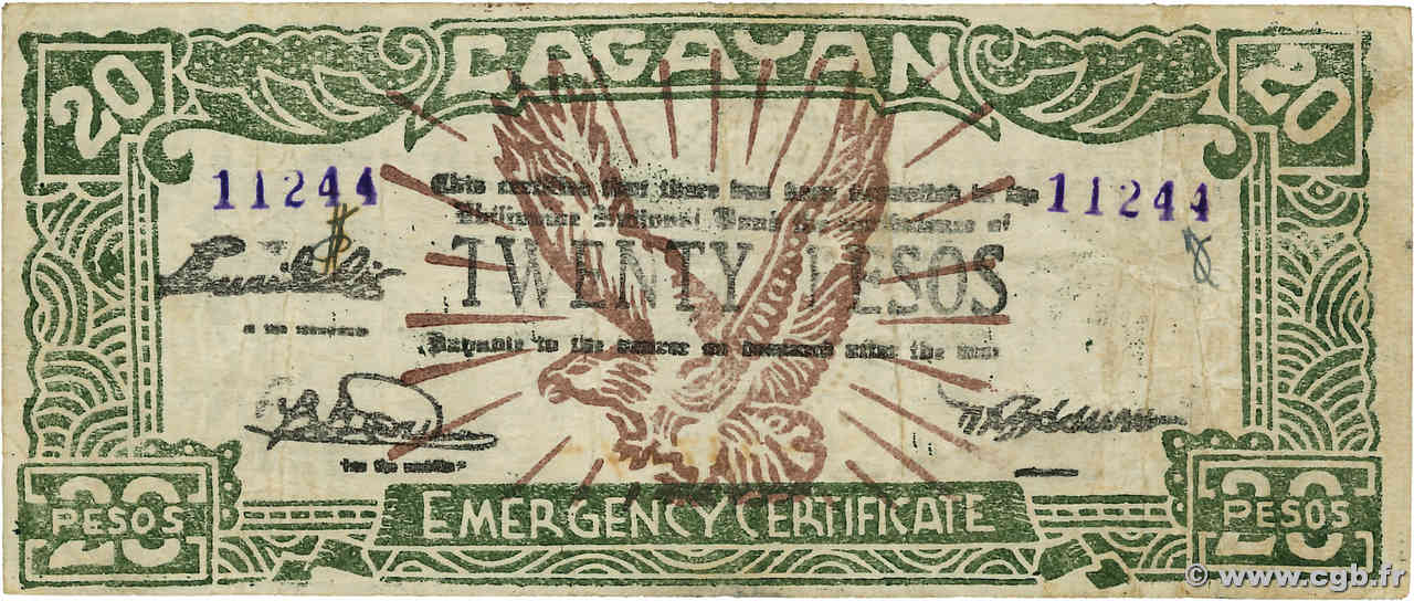 5 Pesos PHILIPPINES  1942 PS.194 TTB