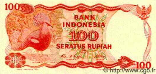100 Rupiah INDONESIA  1984 P.122a UNC