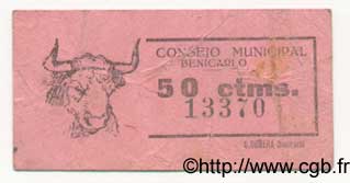 50 Centimos SPAGNA Benicarlo 1936 E.160 BB