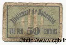 50 Centims SPAIN Mollerussa 1936 C.360 G
