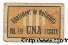 1 Pesseta ESPAÑA Mollerussa 1936 C.360 BC a MBC