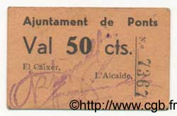 50 Centims SPANIEN Ponts 1936 C.468 fVZ