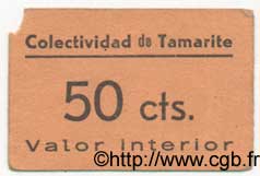 50 Centimos ESPAGNE Tamarite 1936 E.--(720a) TTB