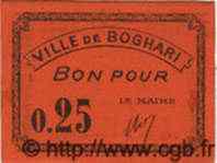 25 Centimes ALGÉRIE Boghari 1915  TTB