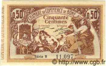 50 Centimes ALGERIEN Bône 1915 JP.01 ST