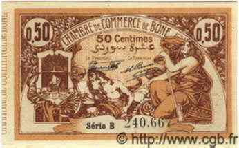 50 Centimes ALGERIA Bône 1919 JP.07 FDC
