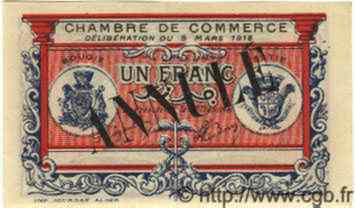 50 Centimes Spécimen ALGÉRIE Bougie - Sétif 1918 JP.139.07s NEUF