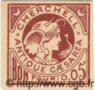 5 Centimes ALGÉRIE Cherchell 1915  NEUF