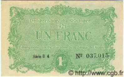 1 Franc ALGÉRIE Constantine 1921 JP.140.34 NEUF