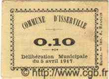 10 Centimes ALGÉRIE Isserville 1917  TTB à SUP