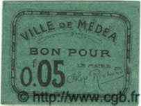 5 Centimes  ALGÉRIE Medea 1915  TTB+