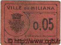 5 Centimes ALGÉRIE Miliana 1916  TB+