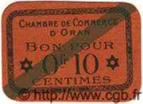 10 Centimes ALGÉRIE Oran 1920 JP.39 NEUF