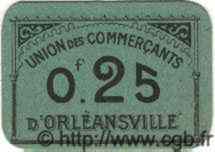 25 Centimes ALGÉRIE Orleansville 1915 JPCV.06 SPL