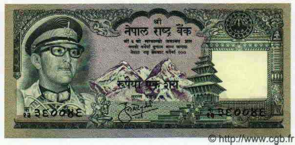 100 Rupees NÉPAL  1974 P.26 NEUF
