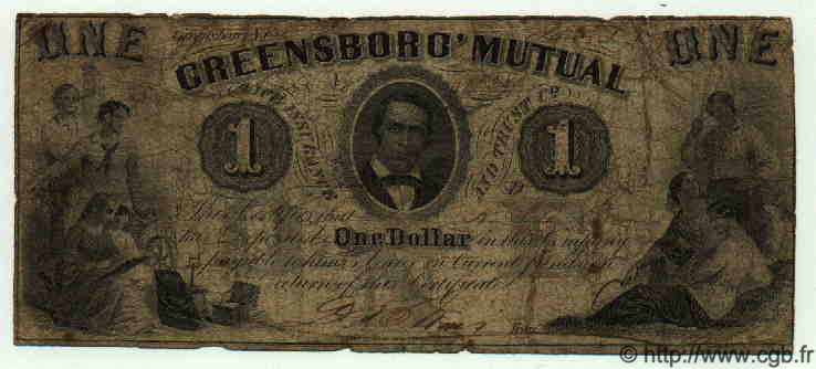 1 Dollar UNITED STATES OF AMERICA  1850 H.-- VG