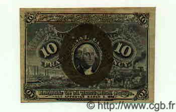 10 Cents VEREINIGTE STAATEN VON AMERIKA  1863 P.102a SS