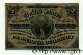 3 Cents VEREINIGTE STAATEN VON AMERIKA  1863 P.105a fVZ