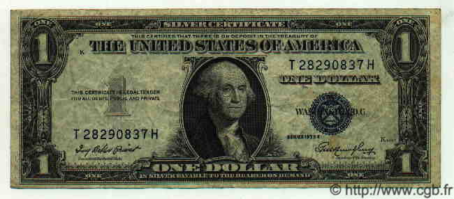 1 Dollar ÉTATS-UNIS D AMÉRIQUE  1935 P.416d2e TB à TTB