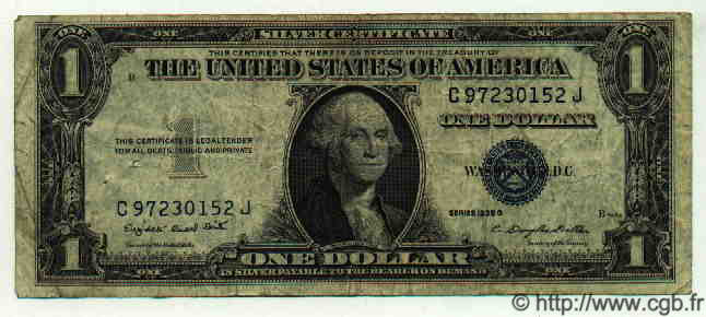 1 Dollar UNITED STATES OF AMERICA  1935 P.416gnm F+