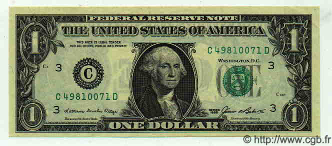 1 Dollar UNITED STATES OF AMERICA Philadelphie 1985 P.474 AU+