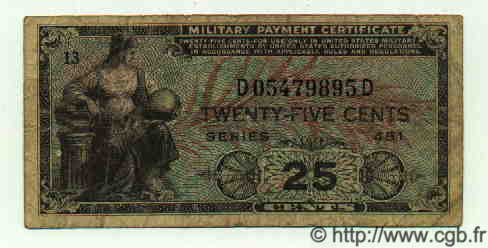 25 Cents STATI UNITI D AMERICA  1951 P.M024 MB