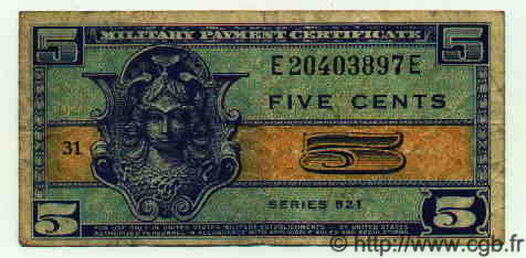 5 Cents UNITED STATES OF AMERICA  1954 P.M029 VF-