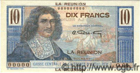 10 Francs Colbert ÎLE DE LA RÉUNION  1946 P.42 SUP+