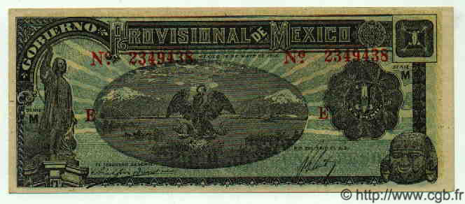 1 Peso MEXICO  1916 PS.0709 UNC