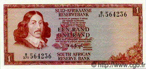 1 Rand SUDÁFRICA  1975 P.116b FDC