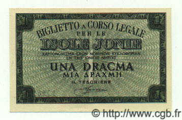 1 Drachme GRECIA  1941 P.M11 q.FDC