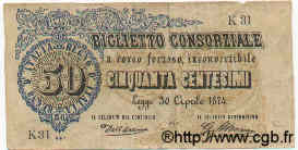 50 Centesimi ITALY  1874 P.001 VF-