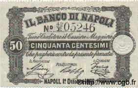 50 Centesimi ITALY  1872 PS.361c XF