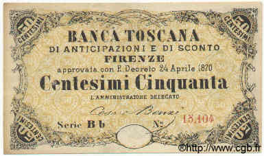 50 Centesimi ITALY  1870 GME.0387 AU