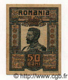 50 Bani ROMANIA  1917 P.071 AU