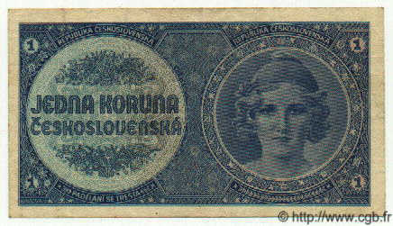 1 Koruna CECOSLOVACCHIA  1938 P.027 BB