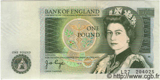 1 Pound ENGLAND  1978 P.377a fST+