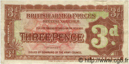 3 Pence ENGLAND  1948 P.M016b S