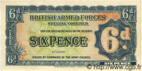 6 Pence ENGLAND  1948 P.M017a XF