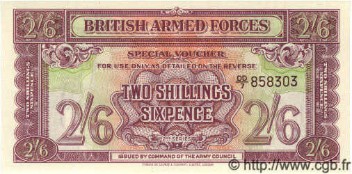 2 Shillings 6 Pence ENGLAND  1948 P.M019b UNC