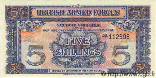 5 Shillings ENGLAND  1948 P.M020b UNC
