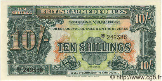 10 Shillings ENGLAND  1948 P.M021b ST