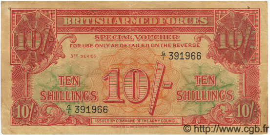 10 Shillings ENGLAND  1956 P.M028a VF-