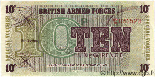 10 New Pence ENGLAND  1972 P.M045 UNC-